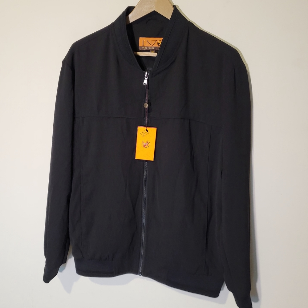 NWT Enzo Tovare Lanai Italian Wind Jacket - Size Medium - $119